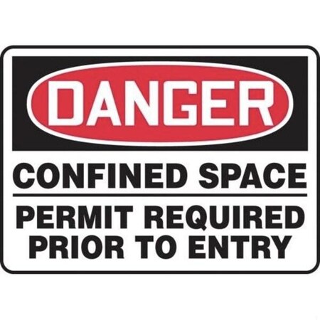 Accuform OSHA DANGER SAFETY SIGN CONFINED MCSP031XT MCSP031XT